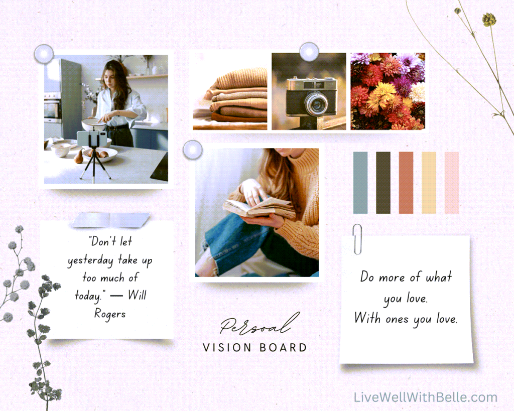 Vision Board Ideas | Live Well With Belle