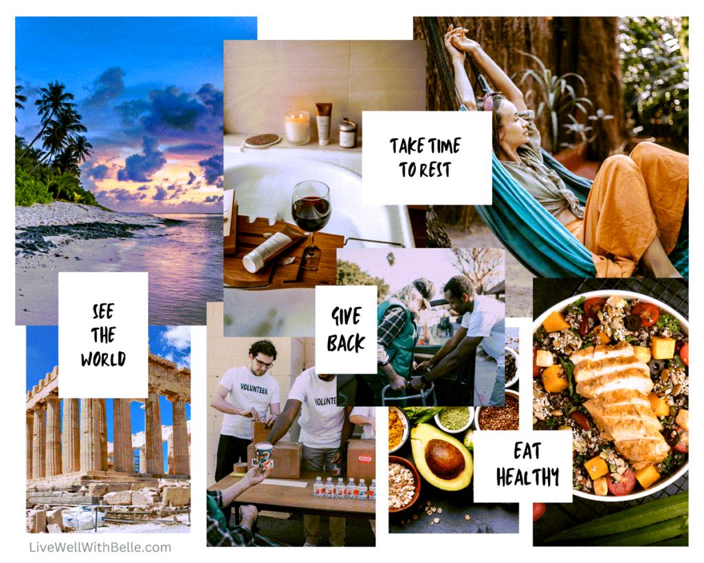 Vision Board Ideas | Live Well With Belle